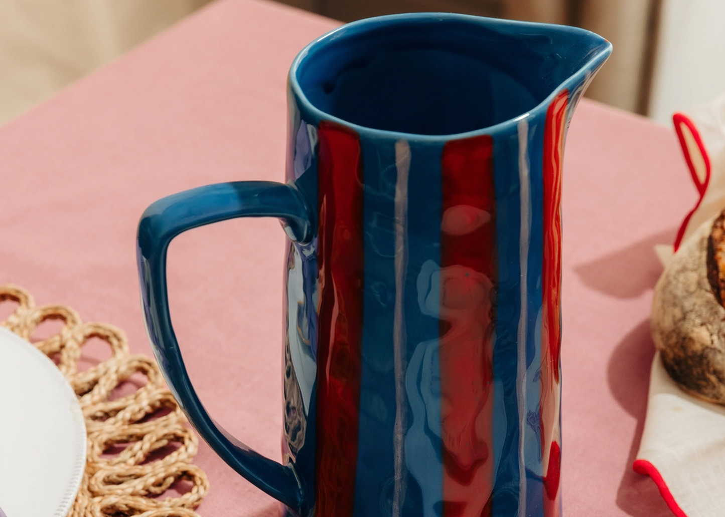 
                  
                    Light Blue/Red Jug
                  
                