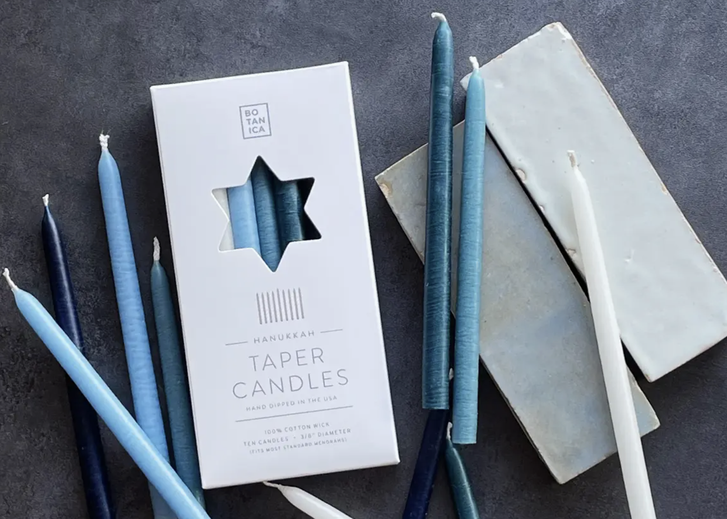 
                  
                    Hanukkah Taper Candles
                  
                