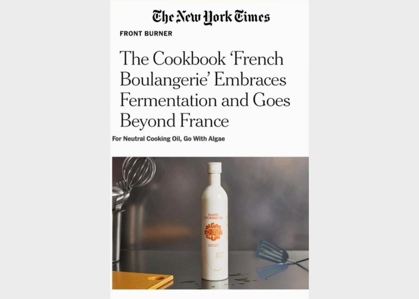 
                  
                    Algae Cooking Oil
                  
                