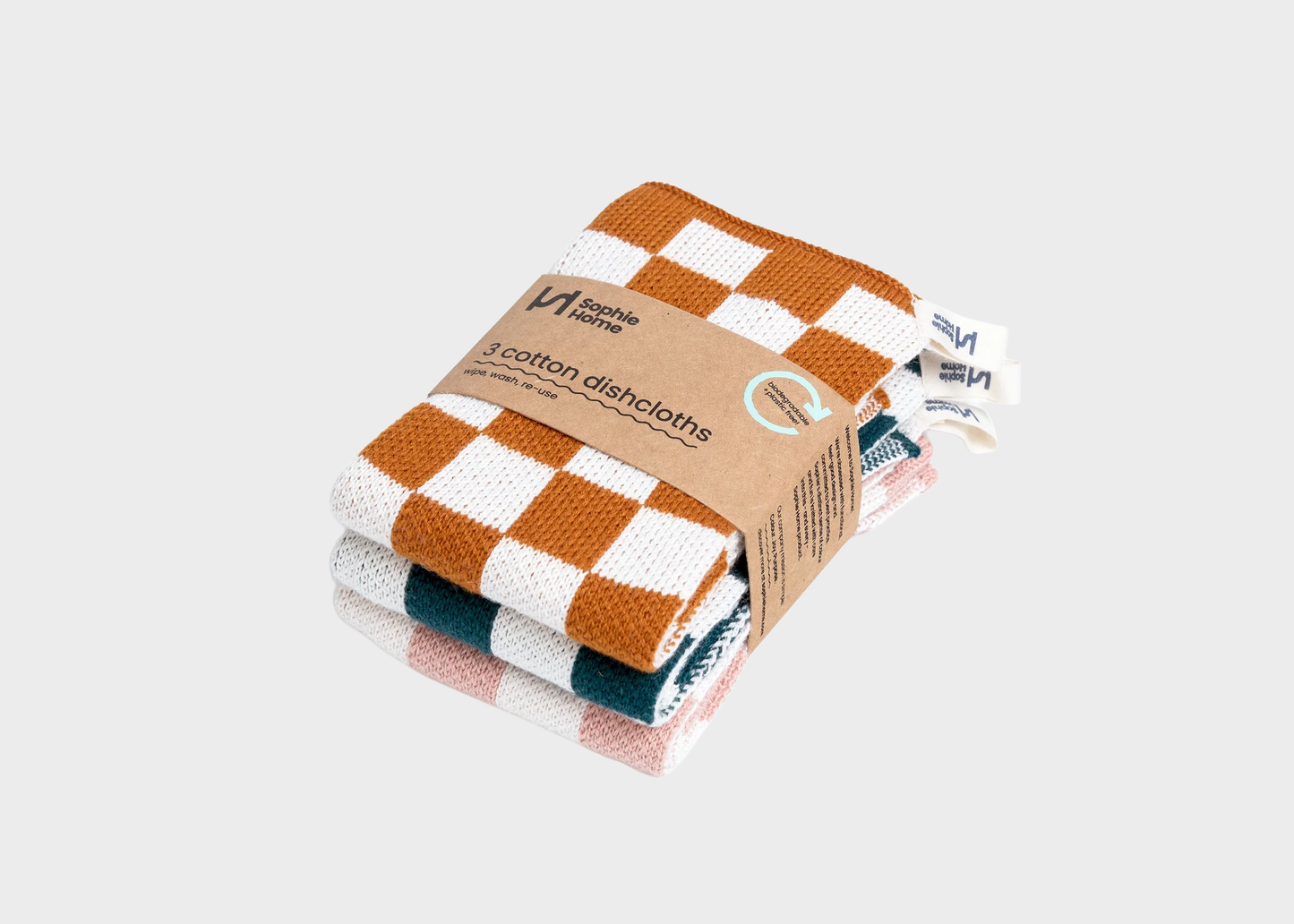 
                  
                    Reusable Checked Dishcloths
                  
                