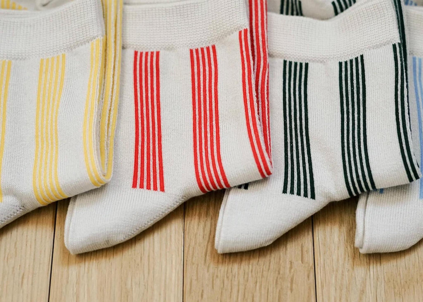 
                  
                    Supima Cotton Stripe Socks
                  
                