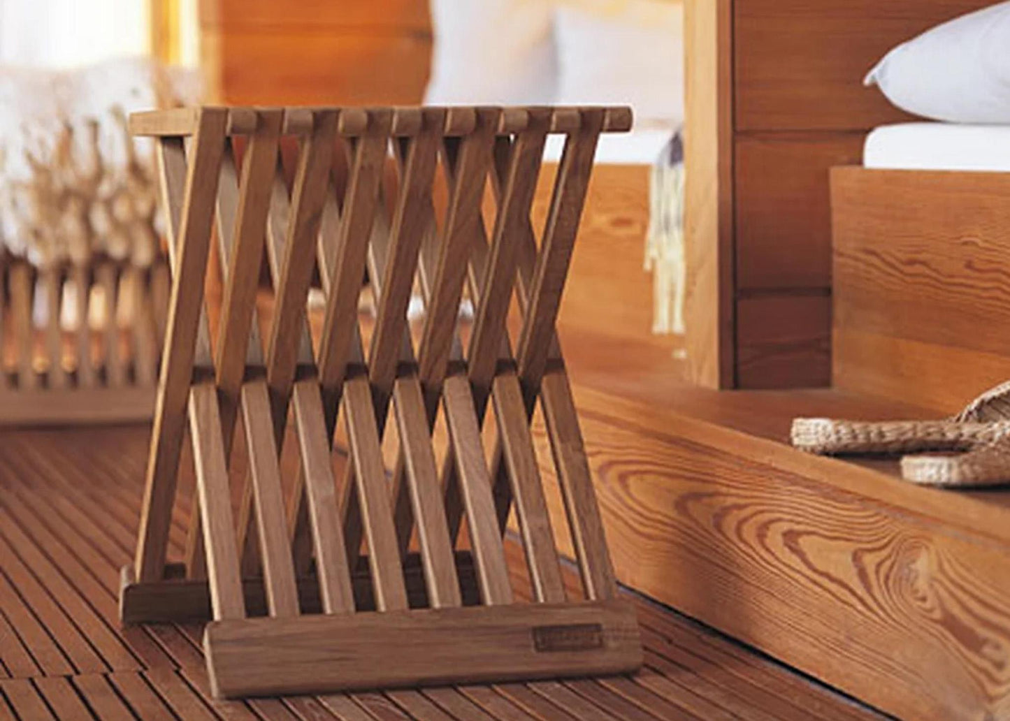 
                  
                    Fionia Stool - Teak
                  
                