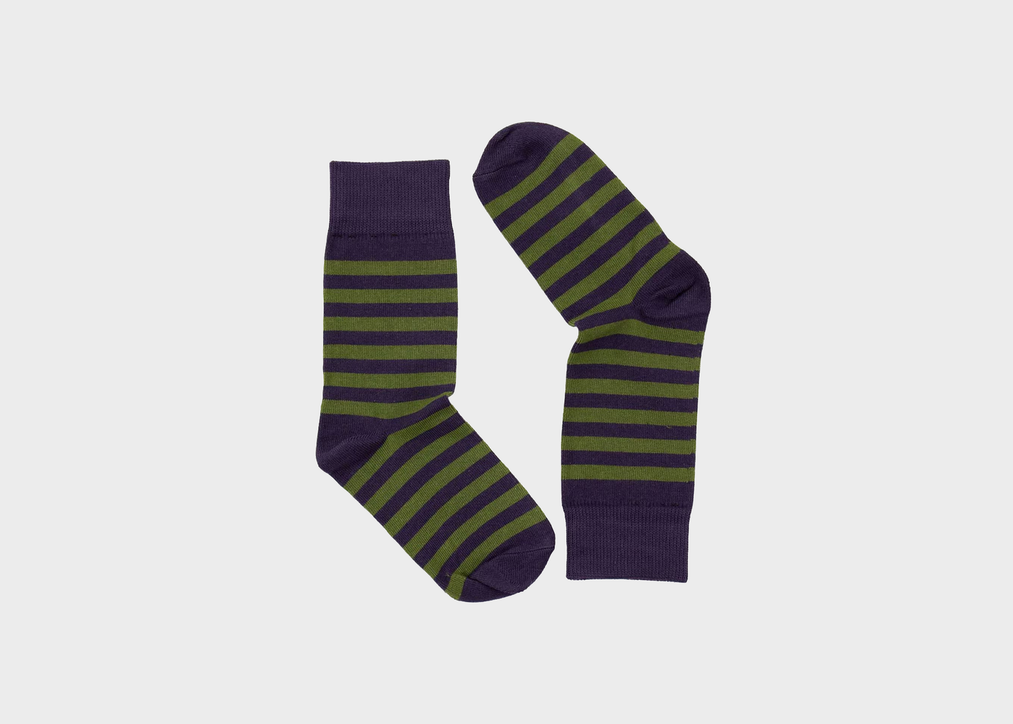 
                  
                    Organic Cotton Socks - Olive/Aubergine
                  
                