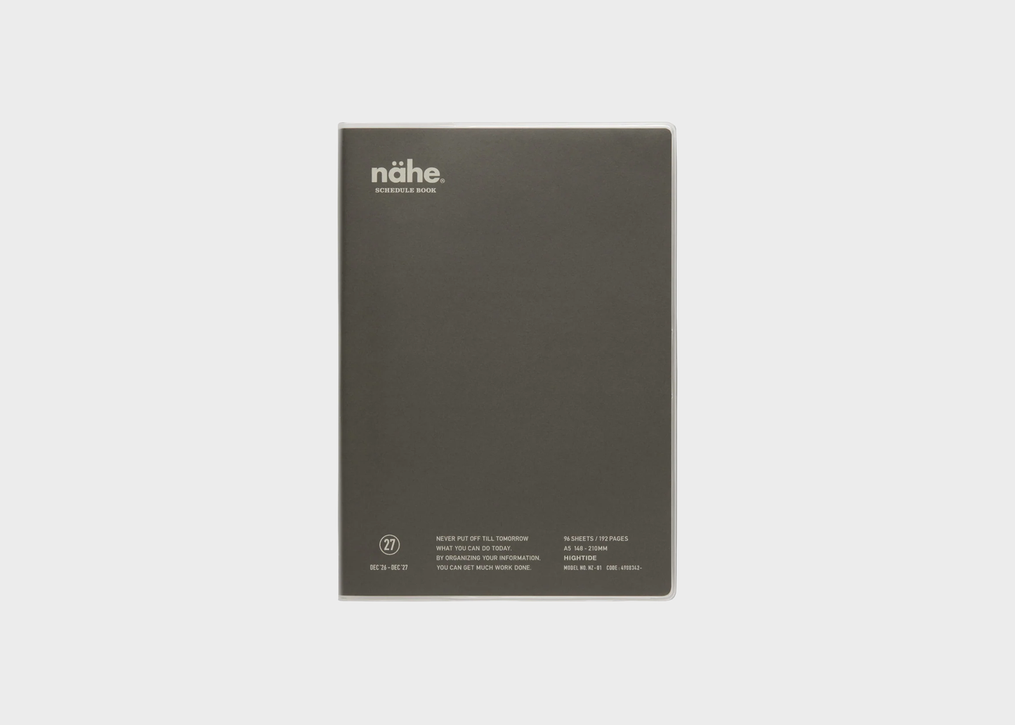 
                  
                    2027 Weekly Diary Nahe A5 Vertical
                  
                