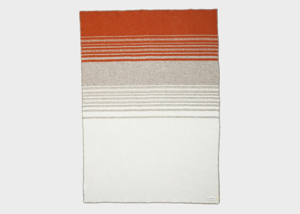 Aiyana no. 01 - Creme/Orange Blanket by Hein Studio