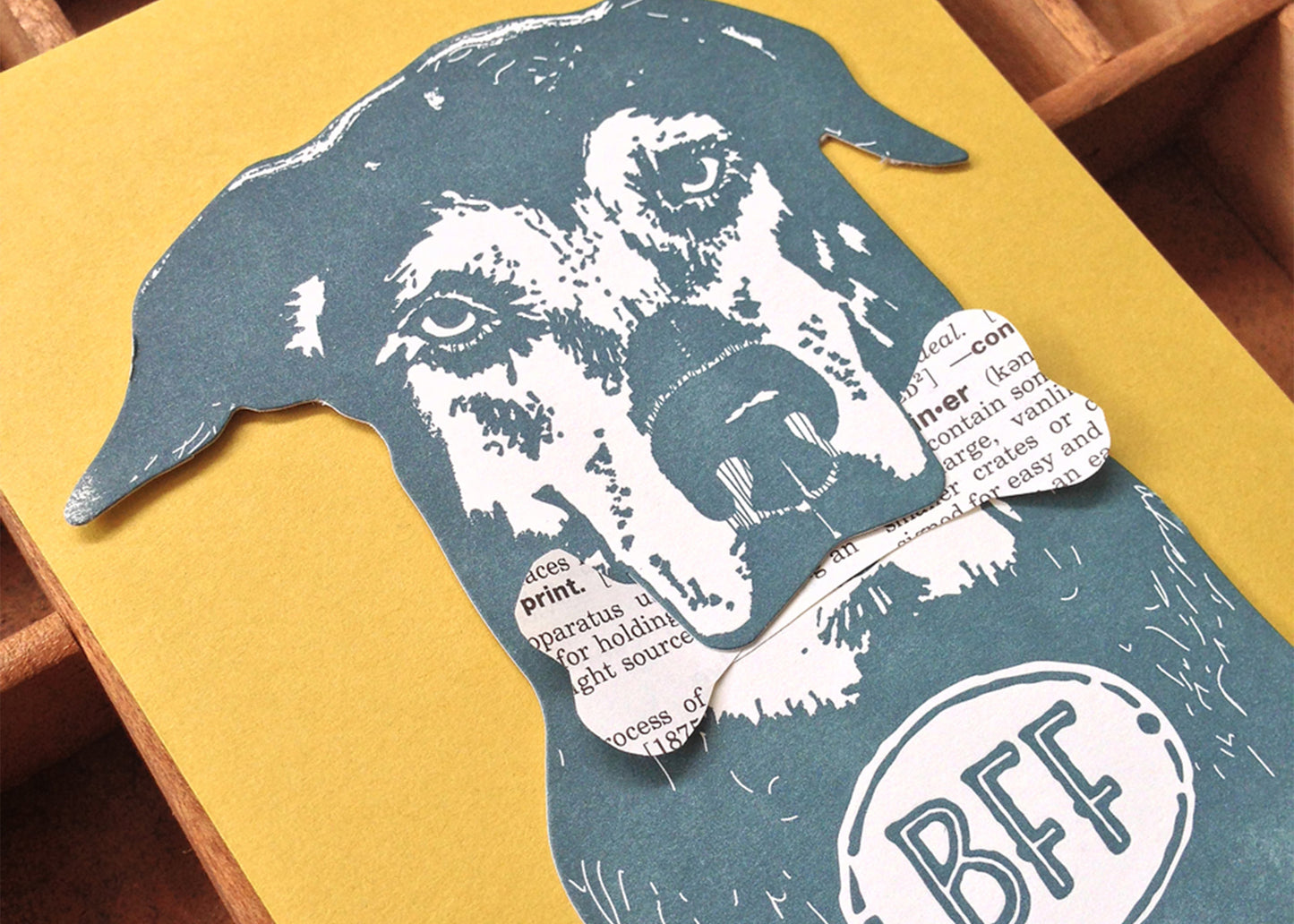 
                  
                    letterpress bff dog card
                  
                