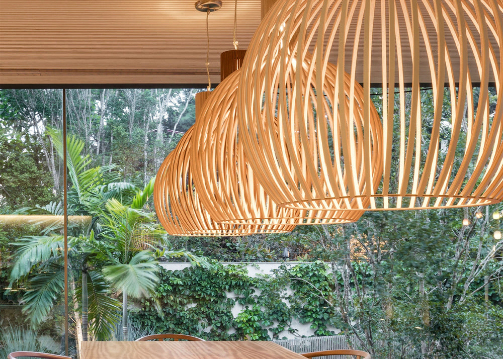 
                  
                    Octo Pendant 4240 and 4241 in Birch by Secto Design
                  
                