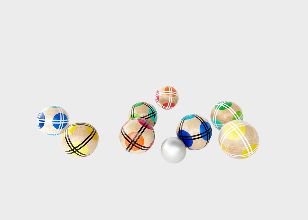 
                  
                    Colorful wooden Bocce Ball set by Fredricks & Mae
                  
                