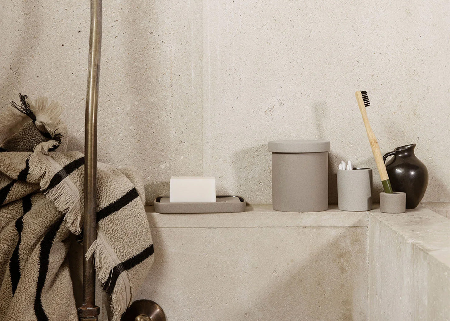 
                  
                    Bon Petite Tray by Ferm Living in a shower
                  
                