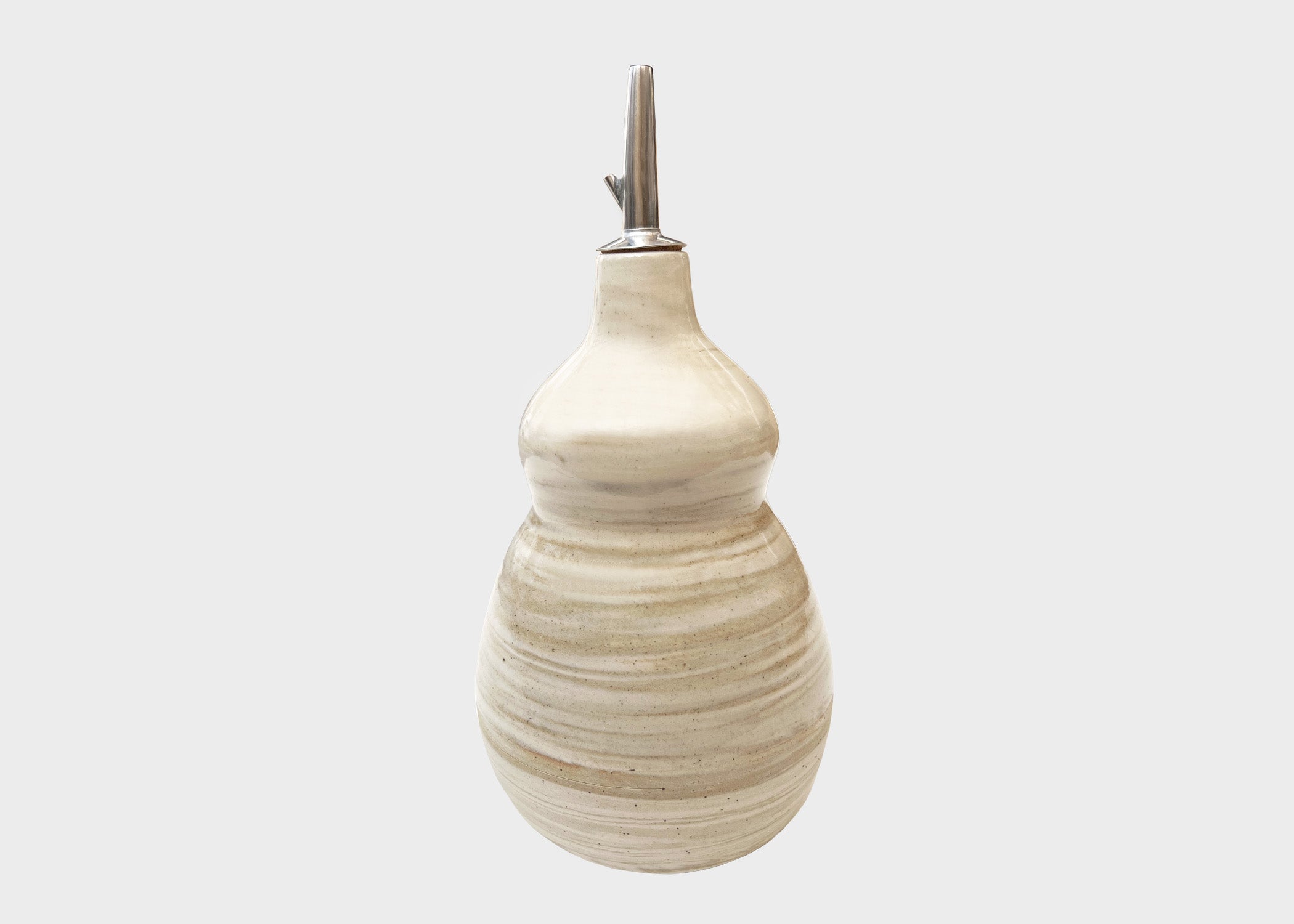 Sand Ceramic Oil Bottle - Thumbnail 2