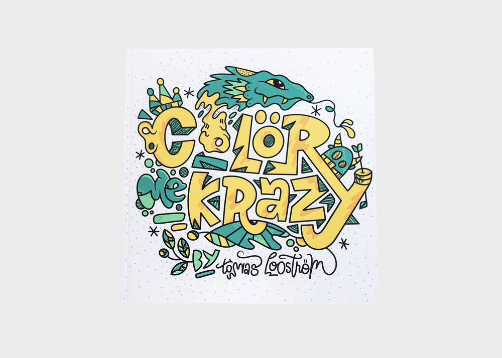 Colör Me Krazy Coloring Book cover