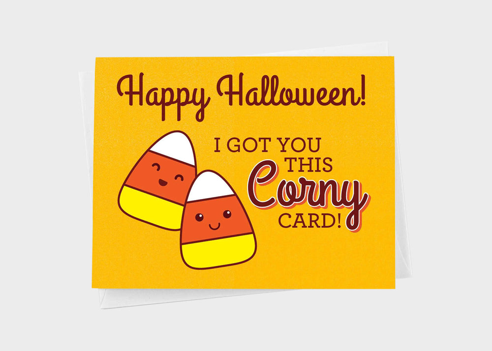 Corny Halloween Card by Tiny Bee