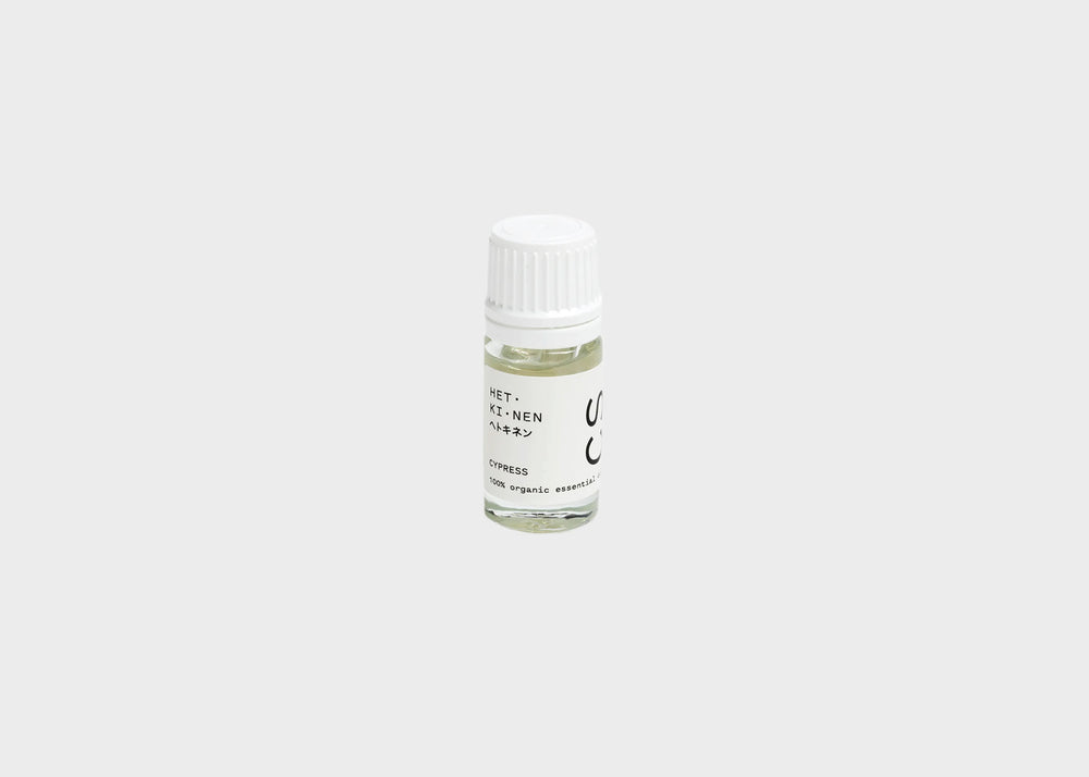 Organic Essential Oil - Cypress bottle dropper by Hetkinen