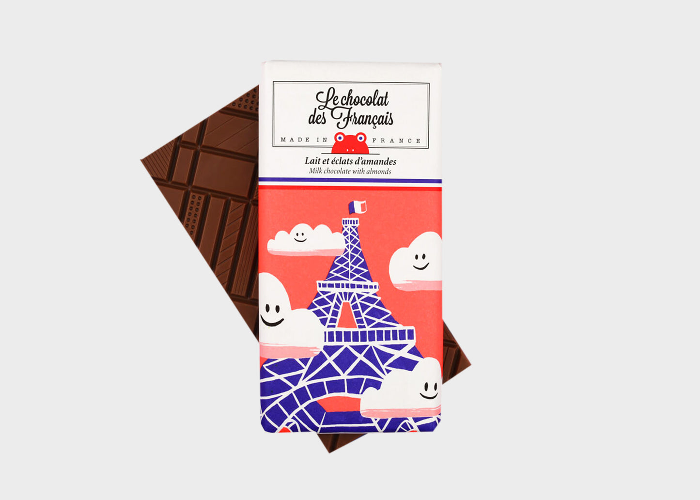 
                  
                    Milk Chocolate Bar with Almonds - Eiffel Tower French Chocalate
                  
                