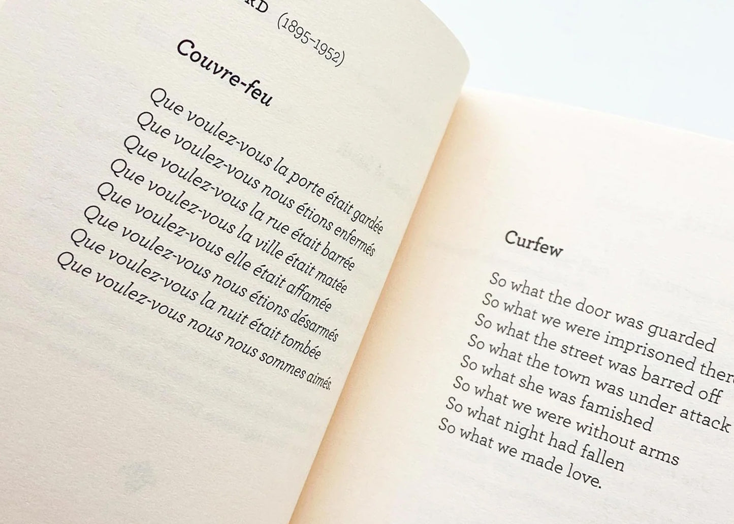 French Love Poems Book