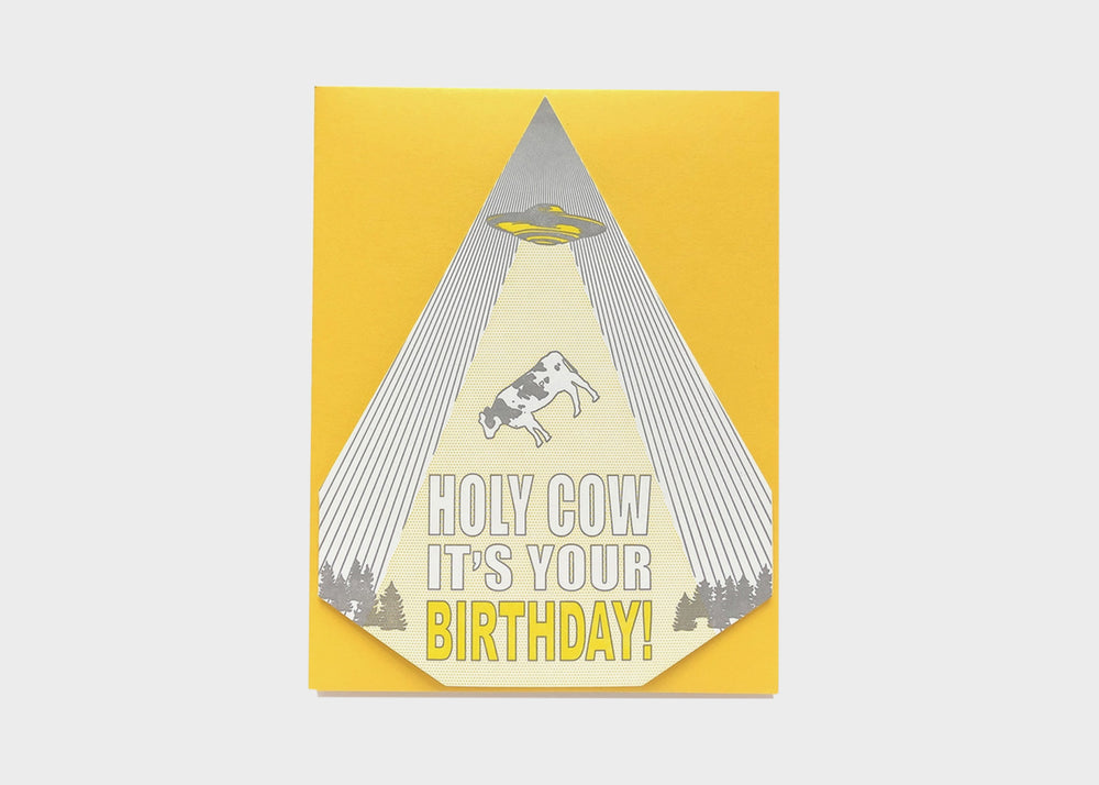 Card - Holy Cow Birthday