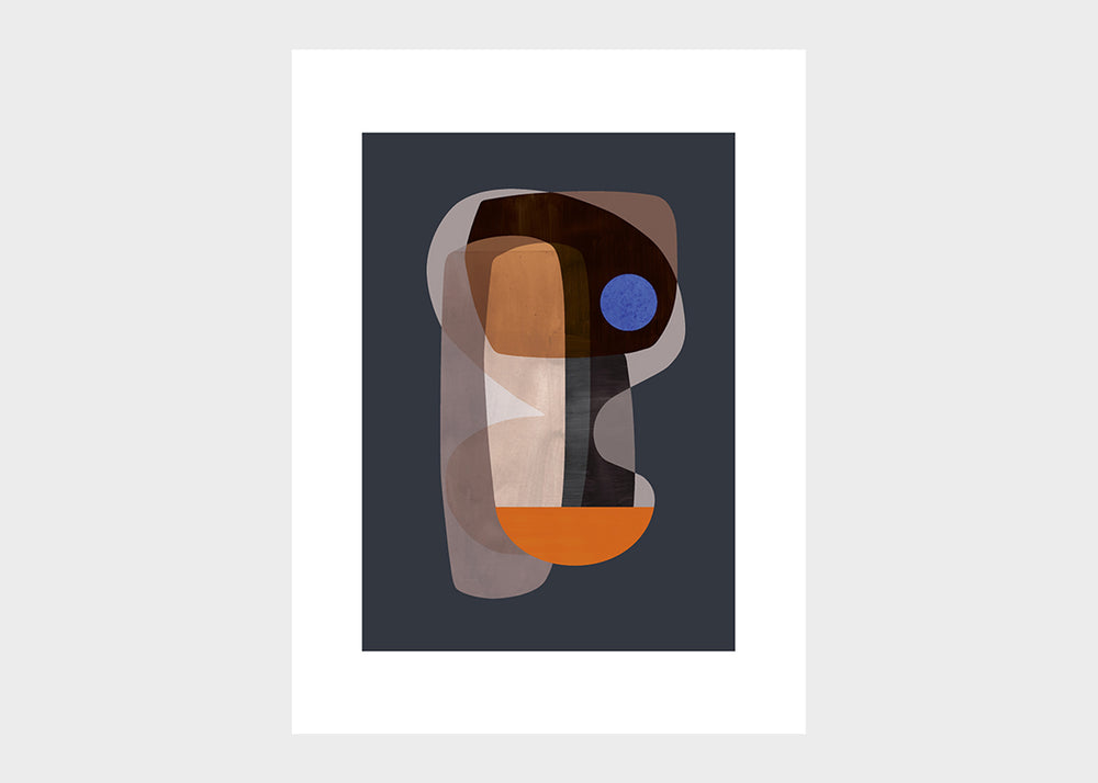 Abstract Cubism Print