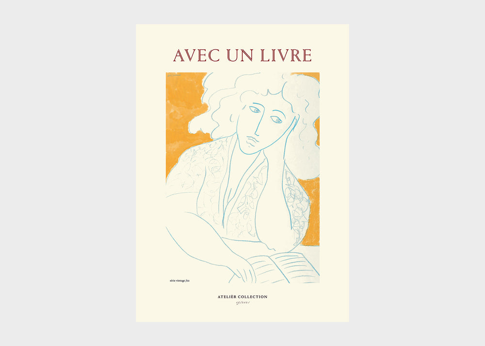 Avec Un Livre Print