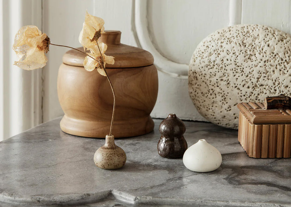 Ferm Living Komo Vases Set of 3 – Calm and Mini