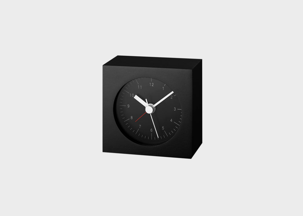 Lemnos City Pop Alarm Clock - Black