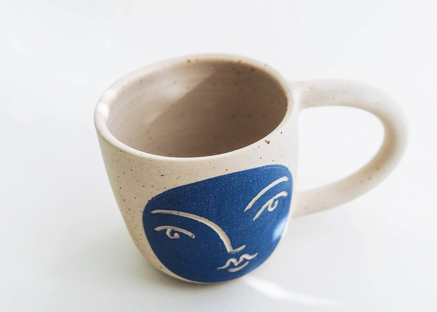 Blue Moon Mug Face by In August Company