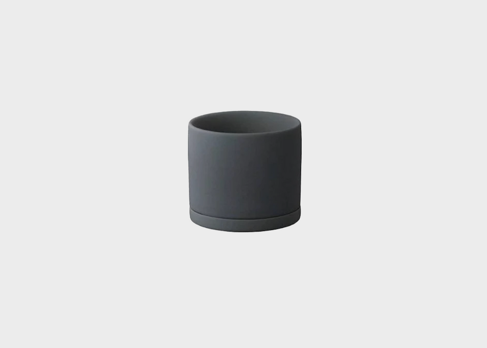 Plant Pot 85mm Dark Grey