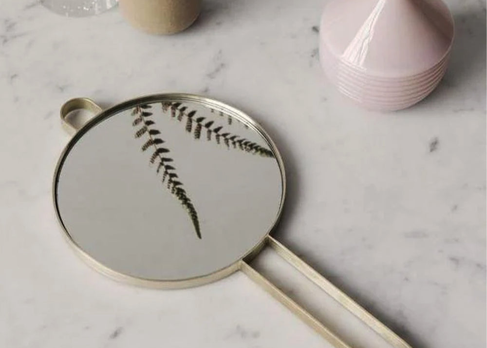 
                  
                    Poise Hand Mirror - Brass by Ferm Living
                  
                