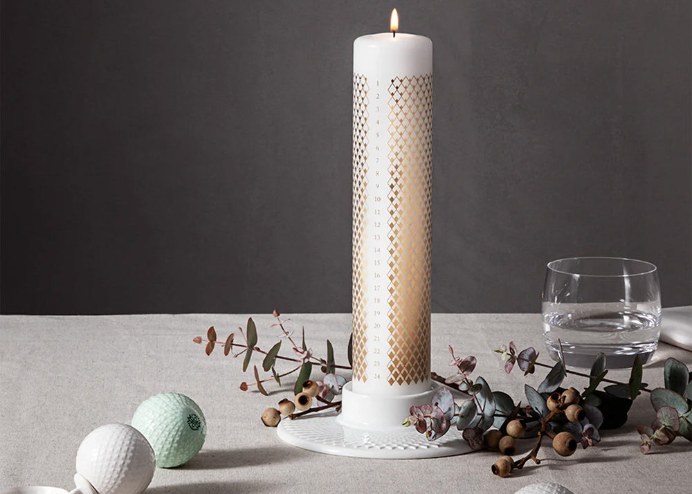 
                  
                    Rhombe Block Candle Holder in White
                  
                