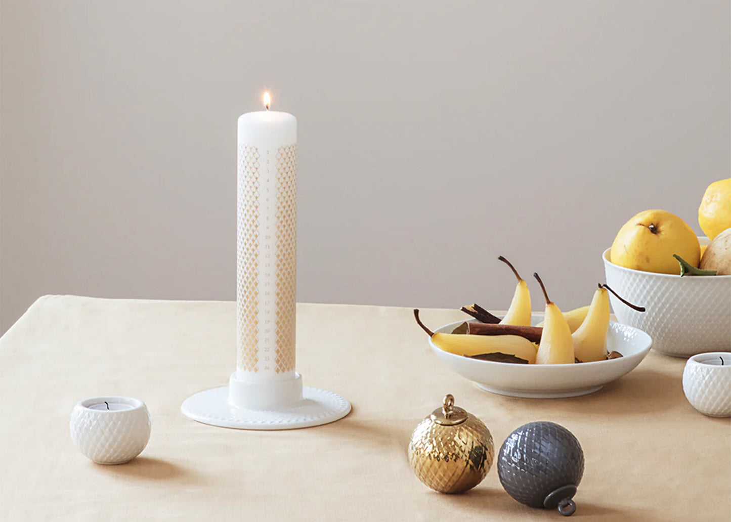 
                  
                    Rhombe Block Candle Holder in White
                  
                