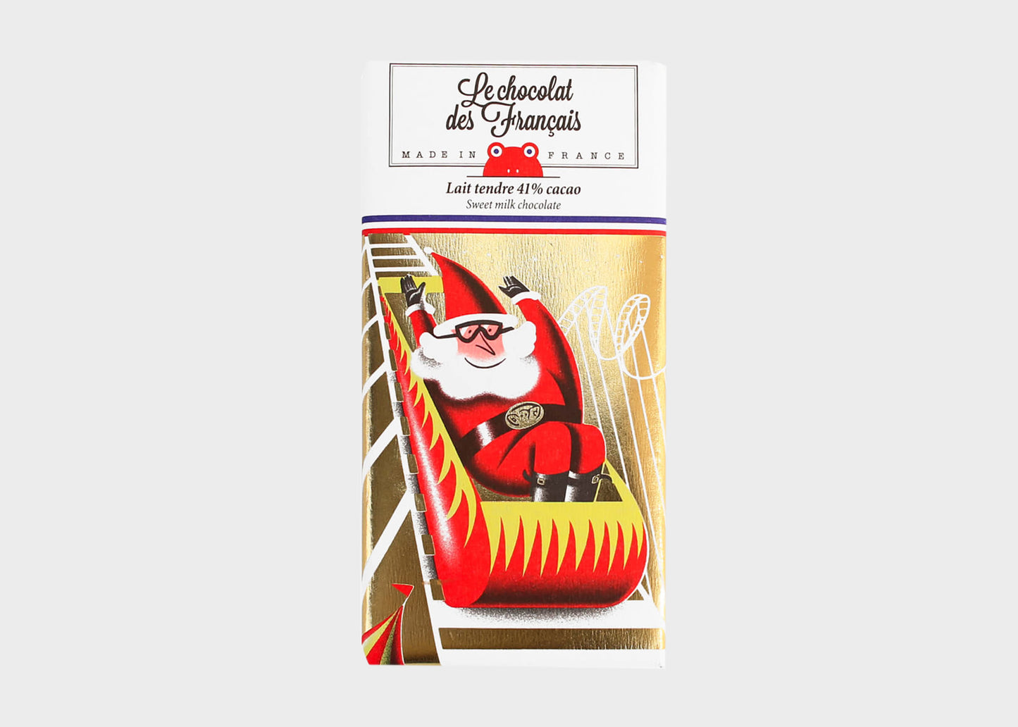 Le Chocolat des Francais' Santa Milk Chocolate Bar