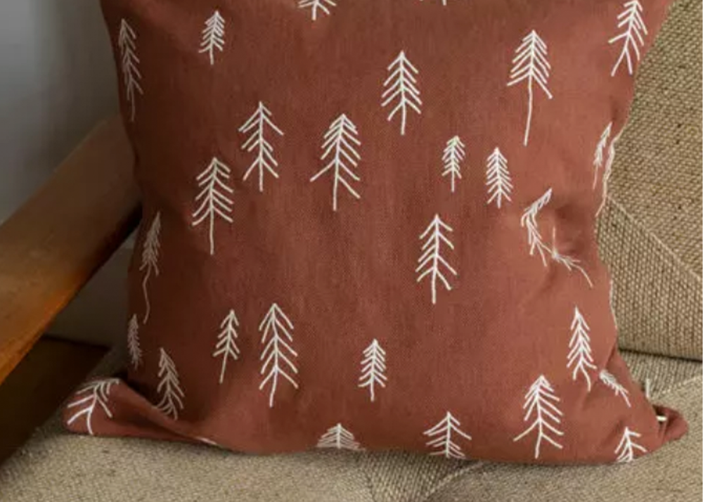 
                  
                    Tall Terracotta Pines Cushion
                  
                