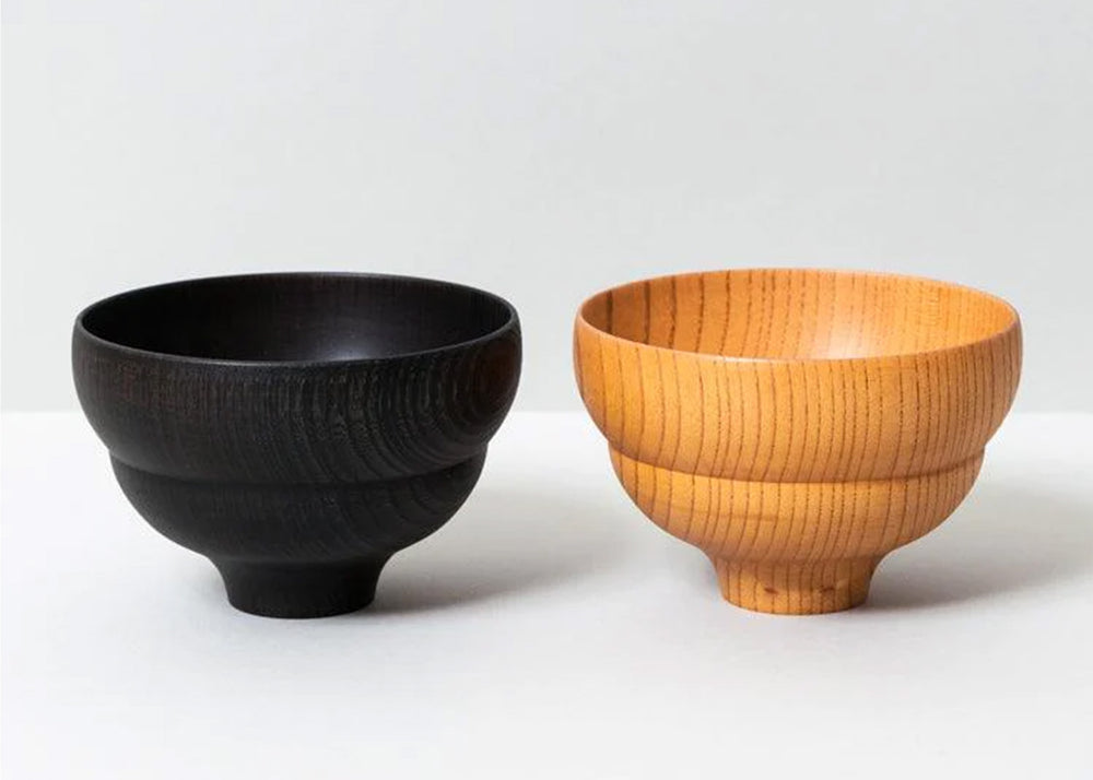 
                  
                    Tsumugi Wooden Bowl - Mokko, Black
                  
                