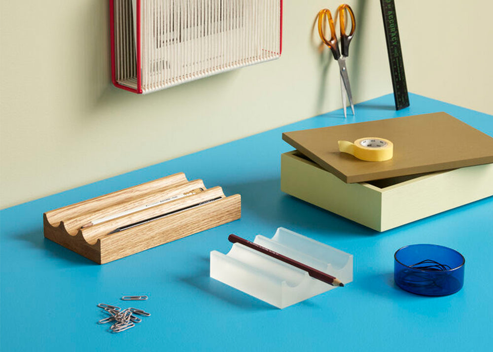 Wave Desk Organizer – Woodland Mod
