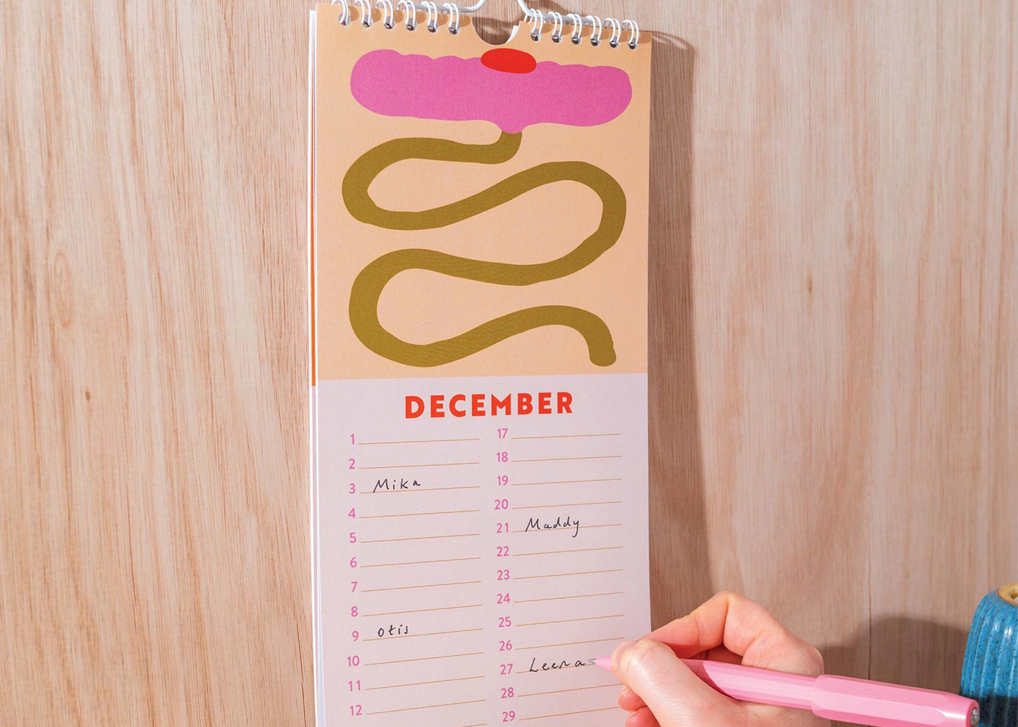 
                  
                    Undated Birthday Calendar
                  
                