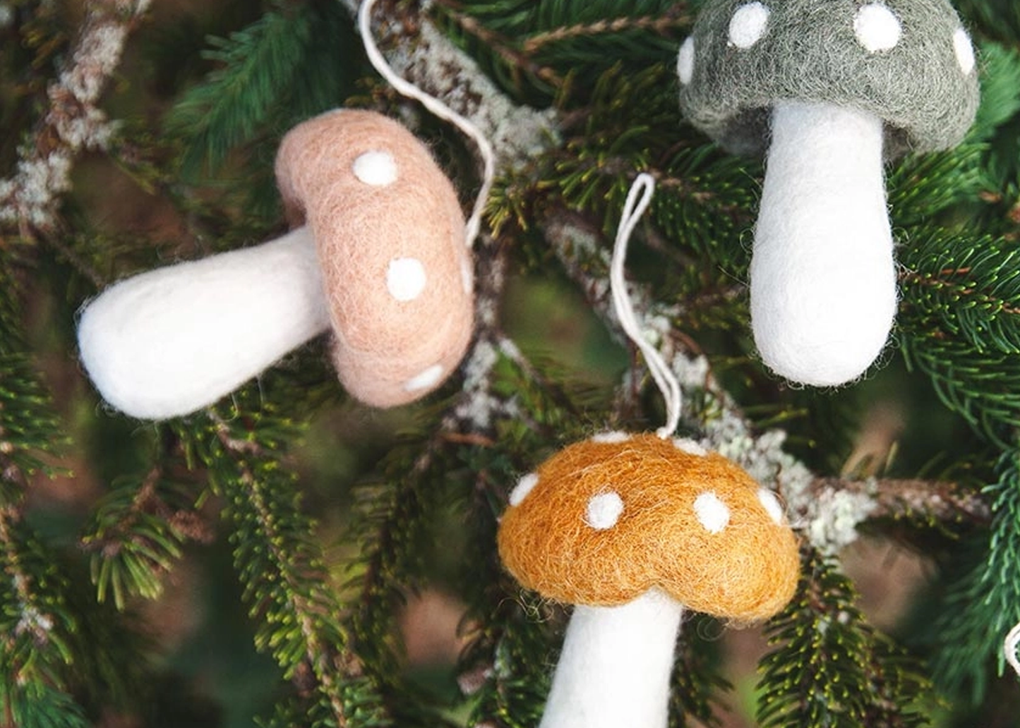 
                  
                    Felted Mushroom Ornament
                  
                