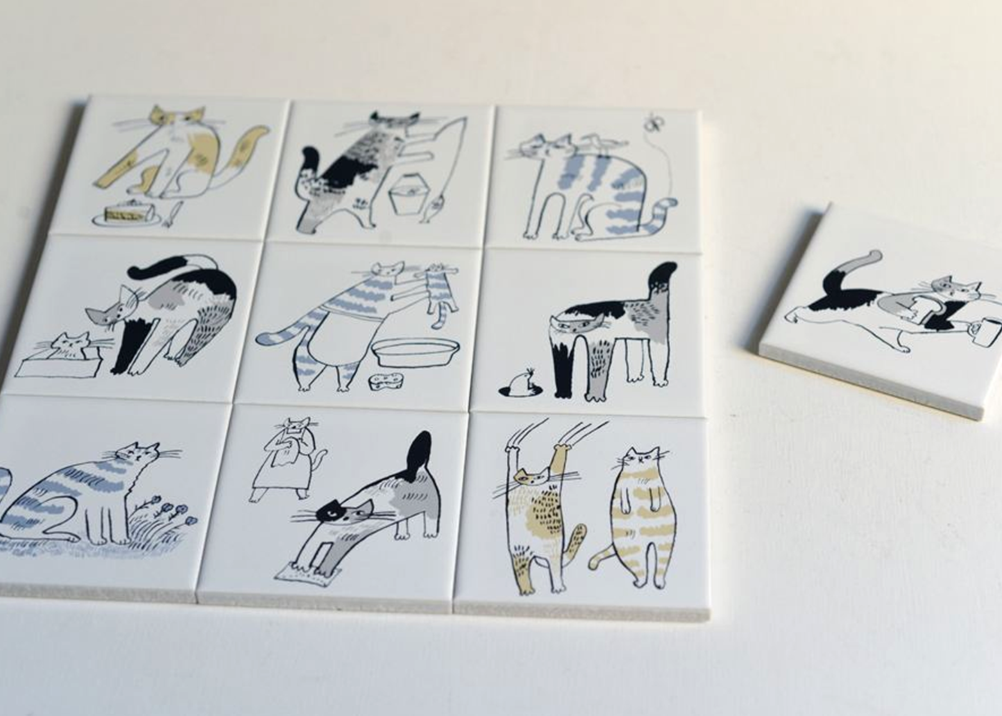 
                  
                    Toranekobonbon Printed Tiles
                  
                