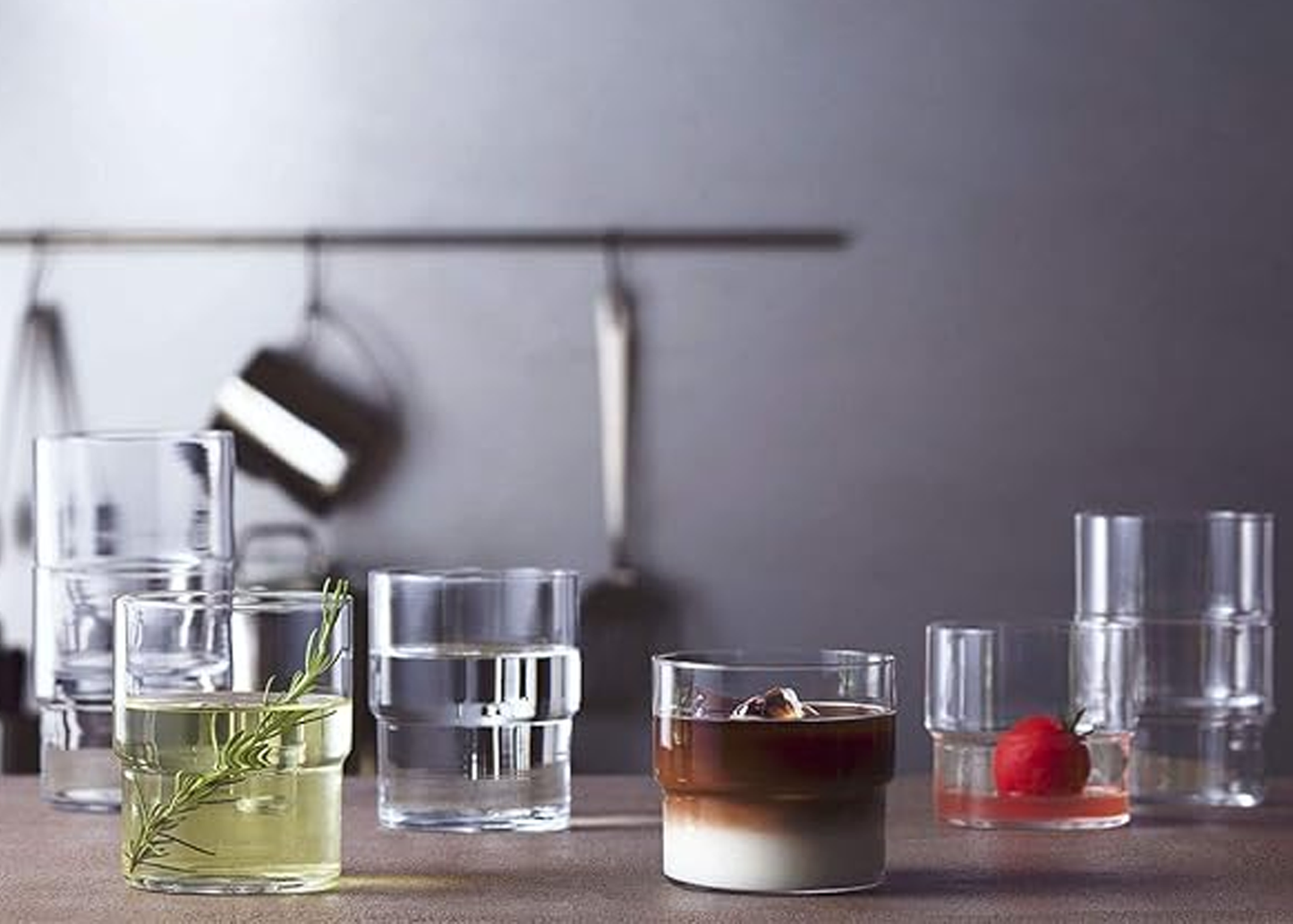 
                  
                    Stackable Glass Tumbler
                  
                