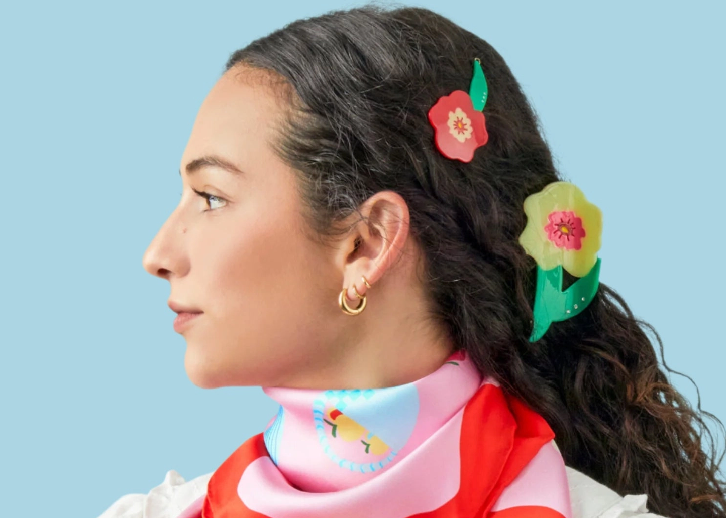 
                  
                    Red Flower Hair Clip
                  
                