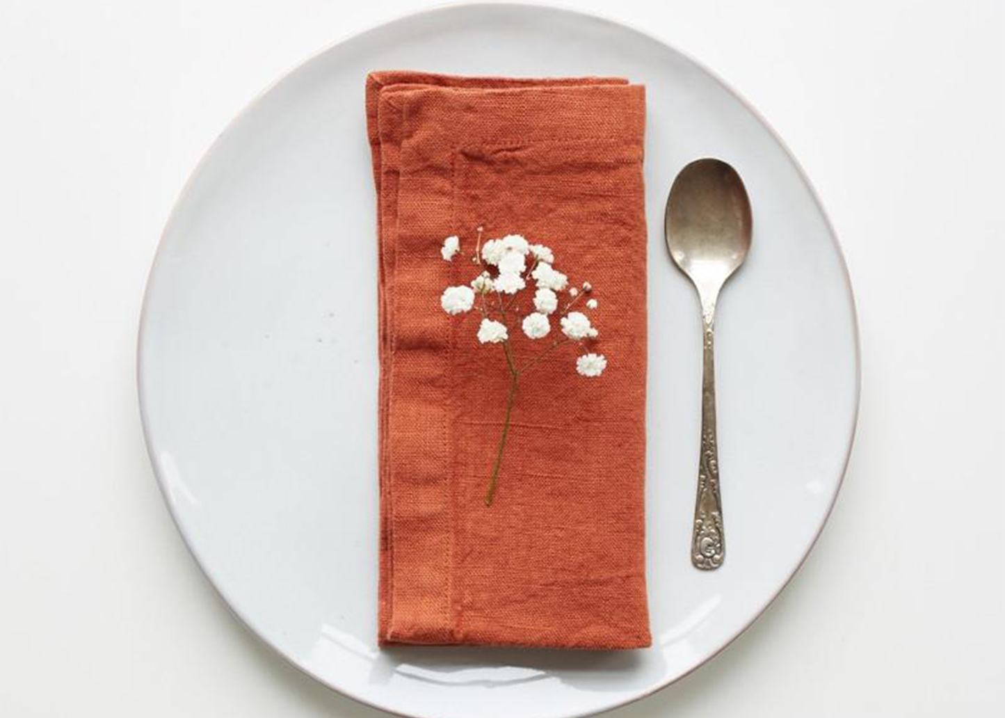 
                  
                    Linen Napkin Set - Baked Clay
                  
                