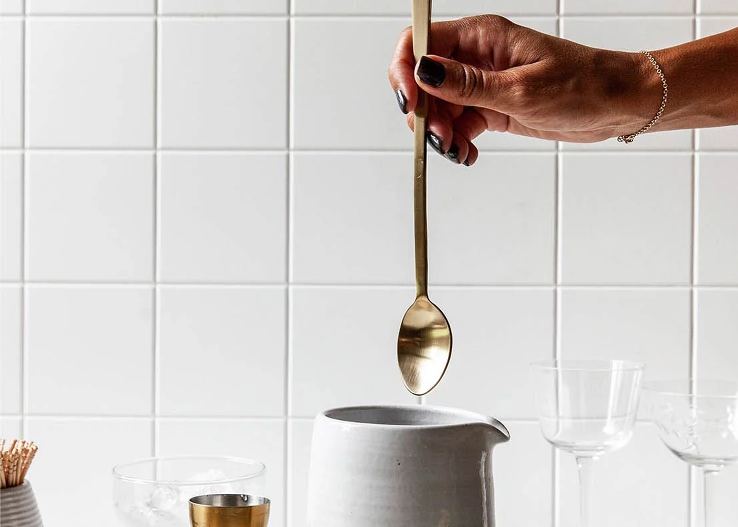 
                  
                    Essex Long Spoon - Brushed Gold
                  
                