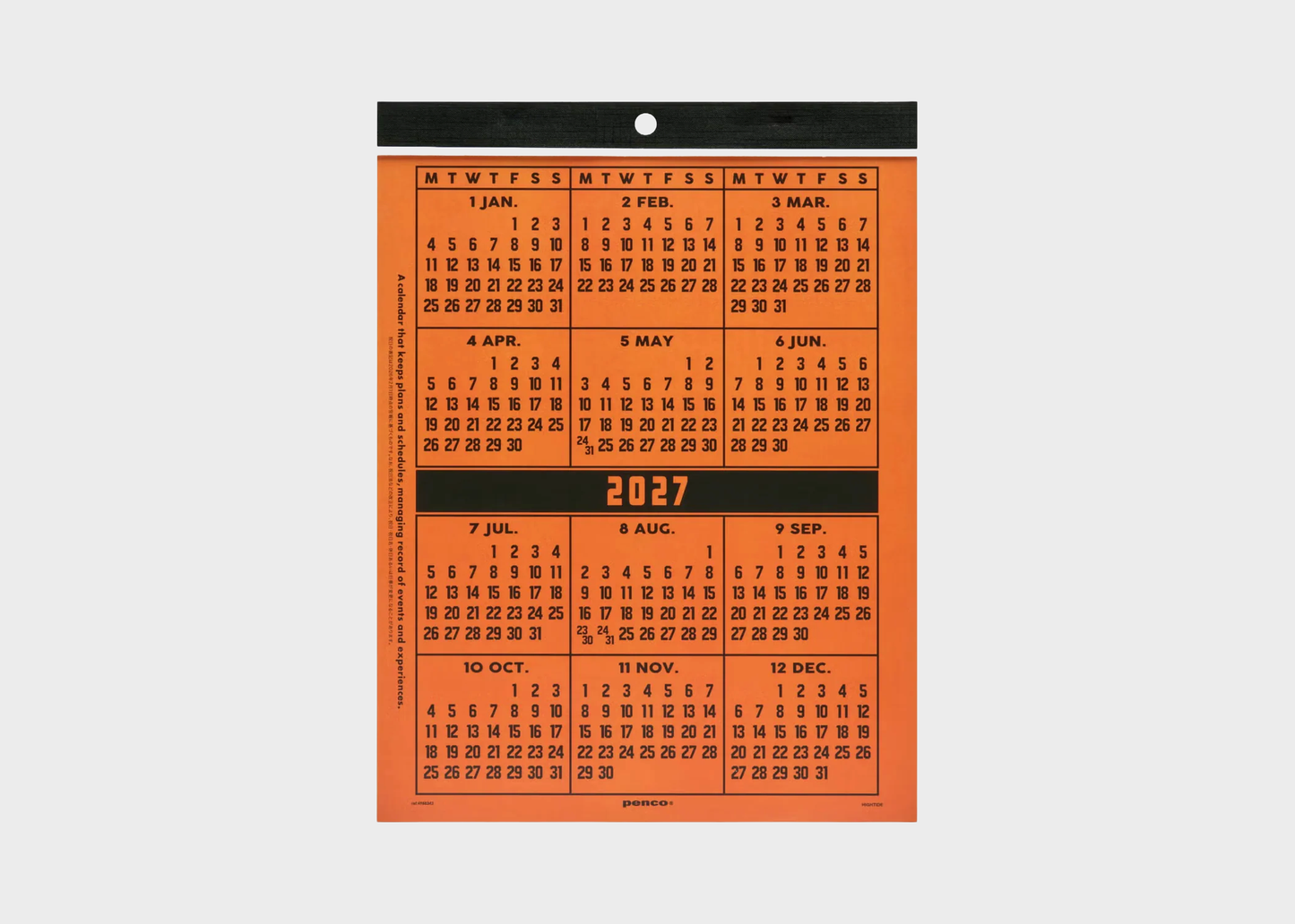 
                  
                    2027 Calendar (Penco) / A4
                  
                