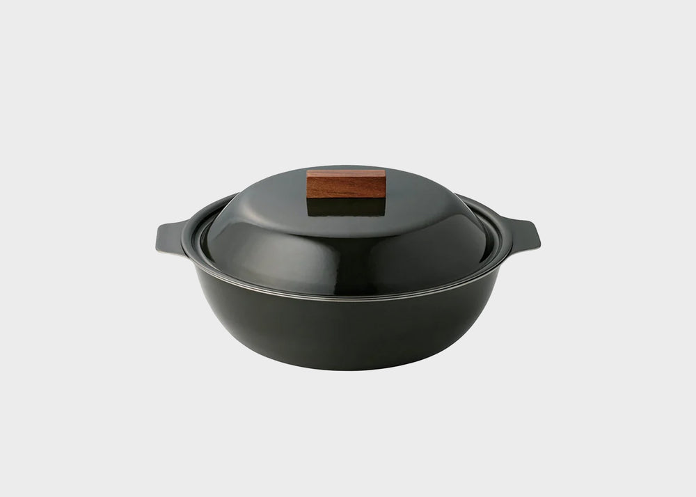 KAKOMI IH Enamel Pot 1L with Steam Plate - Thumbnail 2