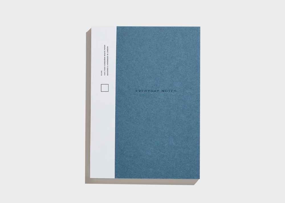 Everyday Notebook - Stone Blue Blank