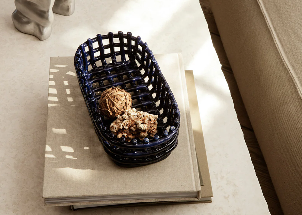 Ferm Living Ceramic Basket - Thumbnail 4