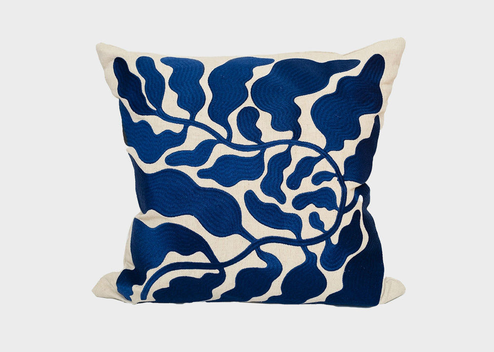 Leaves Blue Cushion Cover Fine Little Day