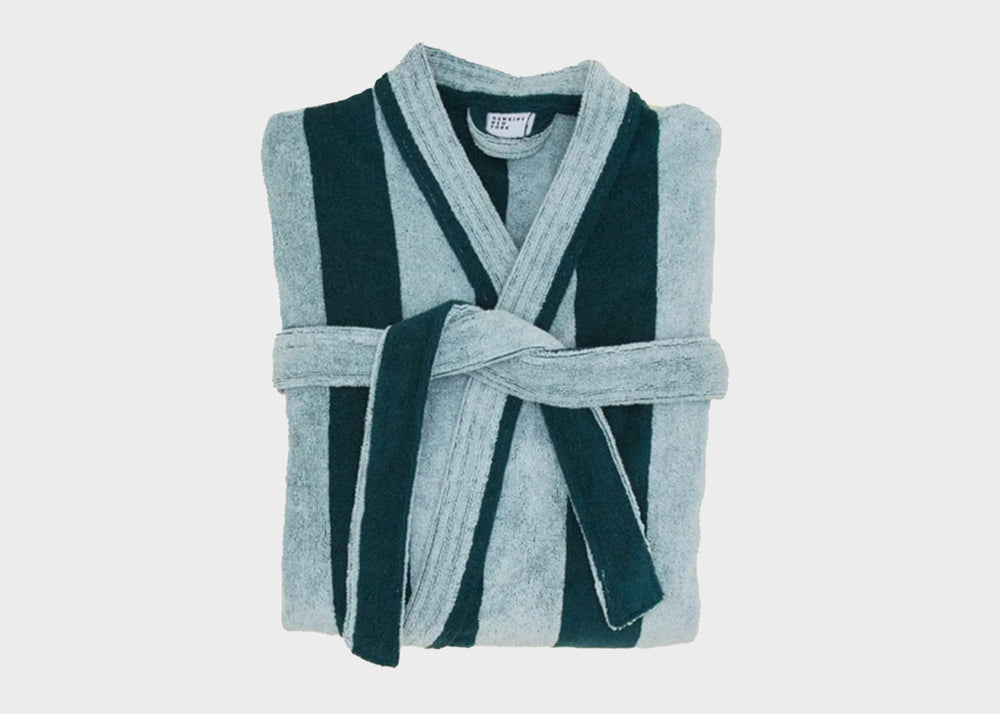 
                  
                    Striped Terry Bathrobe
                  
                