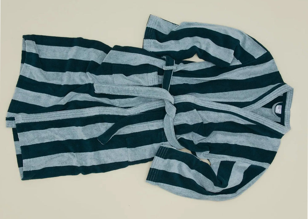 
                  
                    Striped Terry Bathrobe
                  
                