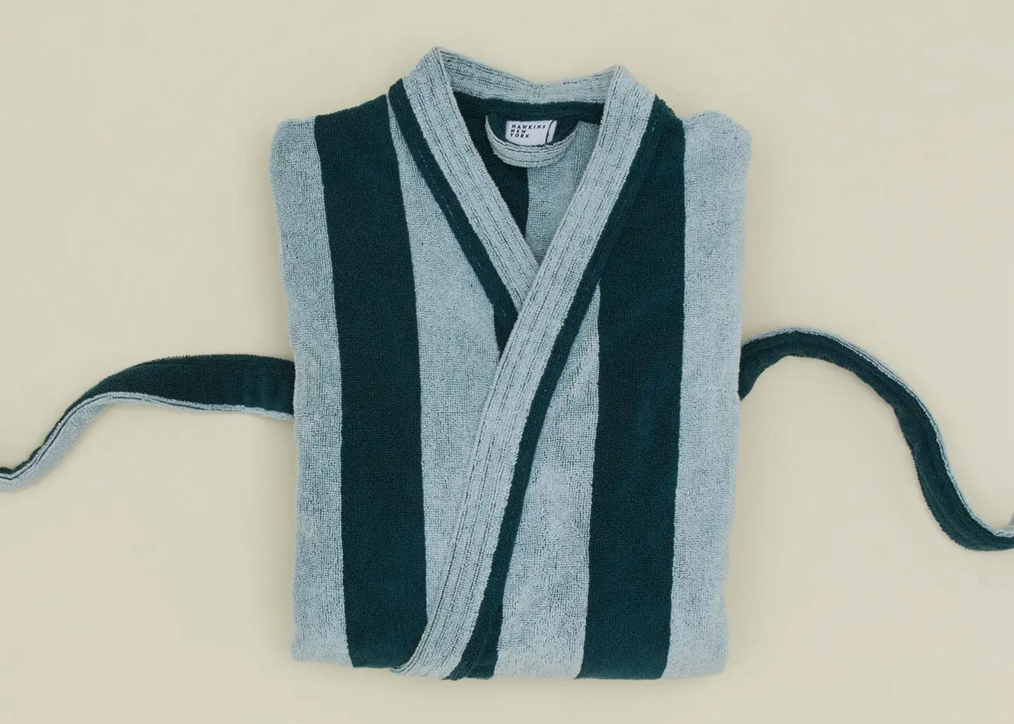 
                  
                    Striped Terry Bathrobe
                  
                