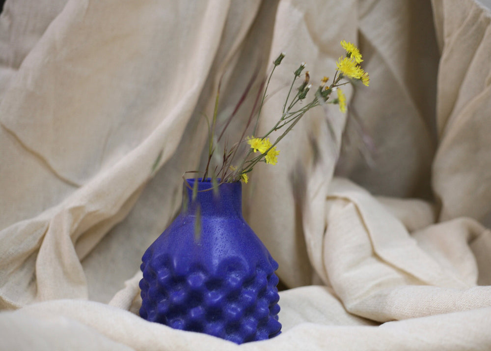 
                  
                    Bump Vase in Blue
                  
                