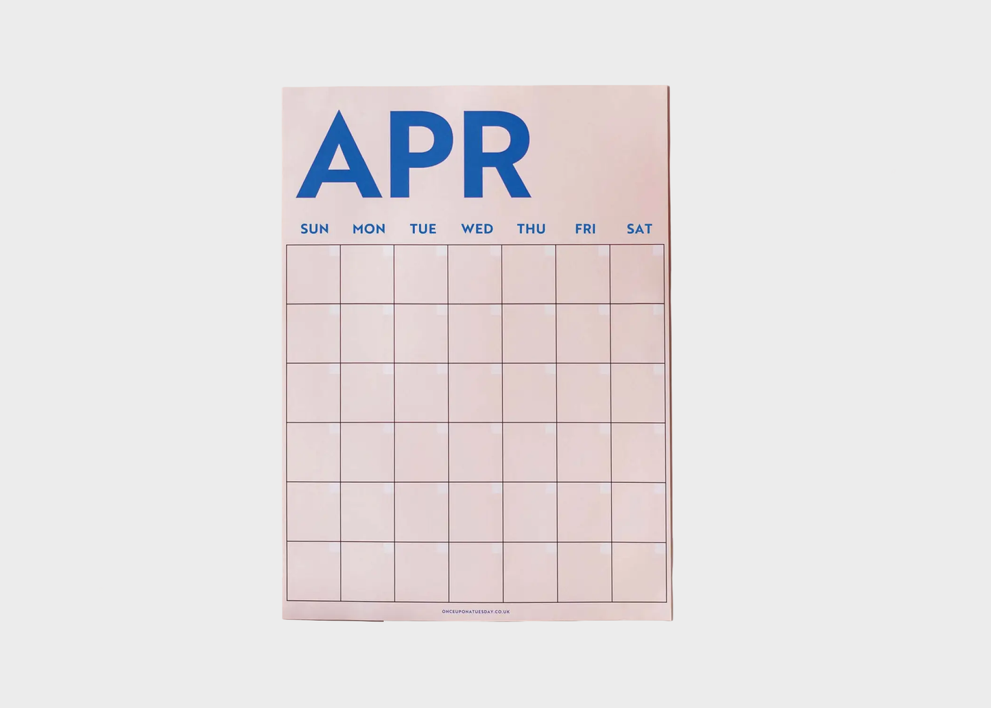 
                  
                    Monthly Undated Wall Planner
                  
                